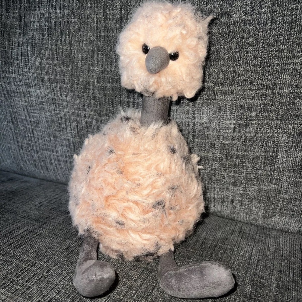 Jellycat I Am Just Peachy Pompom Ostrich